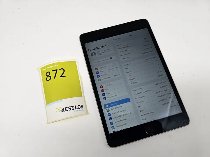 iPad Mini 4 128GB + Simkartenslot